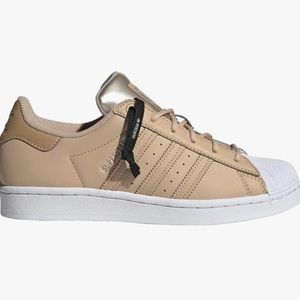 Womens Tan Superstar Adidas Sz 9.5